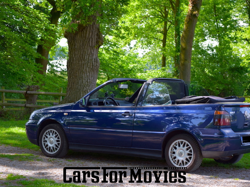 CarsForMovies | Volkswagen Golf 4 2002 Deutschland Blau Schwarz Zivilfahrzeug Cabrio Nordrhein-Westfalen 7538 